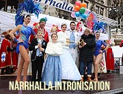 Volkstümliche Inthronisation der Narrhalla Prinzenpaare 2019 auf dem Marienplatz (©Foto:  Martin Schmitz)